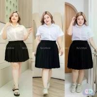 ราคา กระโปรงพลีท ขนาดใหญ่ (XL-XXL) กระโปรงนักเรียน ยาว 18-36 นิ้ว สีดำ ผ้าซี่โครงรูปกระรอก Clothing ผู้หญิง Women Lady เสื้อผ้า Skirt (1730966729013758016)