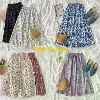 ราคา กระโปรงลายดอกไม้ มาใหม่ ผ้าโฟมลำลอง เหมาะกับทุกชุด มีสไตล์ Clothing Lady Women Skirt ผู้หญิง เสื้อผ้า (1730967311927248960)