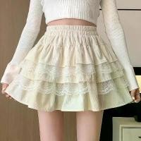 ราคา กระโปรงเอวสูง นัวเนียหวาน สำหรับฤดูร้อนของผู้หญิง เย็บลูกไม้เซ็กซี่ กระโปรงสั้น กระโปรงเค้กปุย เสื้อผ้า Women Skirt กางเกงลูกไม้ ขาสั้น มีซับใน เอวยางยืด เกรซ กระโปรง Clothing Lady กระโปรงสุ่มไก่ (173