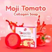 ราคา Moji tomato collagen soap สบู่คอลลาเจนมะเขือเทศ แบรนด์โมจิ (1732183756447515851)
