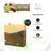 ราคา Soap Opera Lemongrass & Mangosteen Refreshing Handmade Bar Soap (สบู่ตะไคร้และมังคุด) (1730728311603366906)