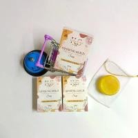 ราคา สบู่ความสุข สบู่ล้างหน้าโสม ทองคำ และคอลลาเจน Ginseng Gold Premium & Collagen Soap 65 กรัม ผิวหน้า ทำความสะอาด (1730970151707511193)