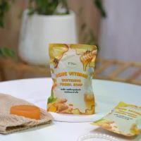 ราคา D’Skin สบู่ล้างหน้าวิตามิน ไวท์เทนนิ่ง Acne Vitamin Whitening Facial Soap (1731066965664958771)
