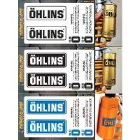 ราคา สติ๊กเกอร์ OHLINS โอลิน ติดกระบอกโช๊คหลังแก๊ส เกรดพรีเมี่ยม / Sticker shock absorber Ohlins ซีโอดี (1732433860690674919)