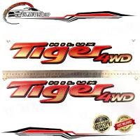 ราคา sticker hilux tiger 4wd 1 ชุด 2 ชิ้น ใส่ tiger 2002 toyota hilux tiger สติ๊กเกอร์ hilux tiger 4wd สีแดง (ตามรูป) สินค้าที่ขายดีที่สุดของเดือนนี้ (1732157158939854105)