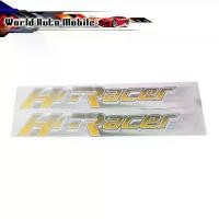 ราคา sticker Hi-Racer สีเหลือง ติด mazda hi racer bt50 pro 2016 + สติ๊กเกอร์ hi racer 1 ชุด 2 ชิ้น COD (1732036637618439316)