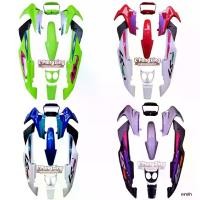 ราคา ชุดสี LS เก่า 8 ชิ้น พร้อมติดสติ๊กเกอร์ตามภาพ สีเงาสวย งาน ABS แ ถมสติ๊กเกอร์ถัง มอเตอร์ไซค์ Motorcycle Sticker (1731066839282584519)