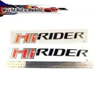 ราคา จัดส่งฟรี กทม sticker HI-RIDER 1 ชุด 2 ชิ้น สติ๊กเกอร์ HI-RIDER ติดรถ ford ranger แดงดำ (ตามรูป) V.1 (1732415842667693122)