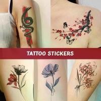 ราคา [พร้อมส่ง] TATTOO-Q211-856 แทททูสติ๊กเกอร์ 1 ชุด มี 10 ลาย สไตล์เกาหลี tattoo sticker สติ๊กเกอร์ แทททูมินิมอล แทททู แทททูรอยสัก tattoo (1731837756887631553)