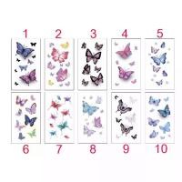 ราคา Certified productsแทททูมินิมอล แทททูเกาหลี sticker tattoo tatto แทททูผีเสื้อ แทททู ผีเสื้อ korean style butterfly ลอกน้ำ ติดผิว ดอกไม้ สวย (1731536302814693106)