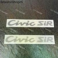 ราคา สติกเกอร์ Civic SiR Sticker ฝาท้ายรถตัวนอก งานสกีนใส3M+เคลือบใสกันuv civic Eg 3door 3ดอ ปี90-95 (1732197514941138313)
