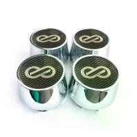 ราคา HOSHER สติ๊กเกอร์โลโก้ Enkei สีดำ ชุด 4 ชิ้น ขนาด 64 มม. เหมาะสำหรับล้อดัดแปลงรถยนต์ ฝาครอบศูนย์ ฝาครอบดุมล้อ ฝาครอบศูนย์สำหรับล้อ Enkei Car Sticker รถจักร (1730687697722968346)