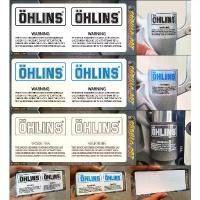 ราคา สติ๊กเกอร์ Ohlins สติ๊กเกอร์ติด โช๊ค Ohlins พื้นใสอักษรสี โอลิน / Sticker Ohlins floor color clear letters (1732268556905645828)
