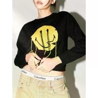ราคา Pomelo | Smiley® เสื้อแขนยาวดีเทลปัก / Pomelo | Smiley® Long Sleeve Embroidered Sweater (1729604283593295963)