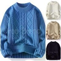 ราคา 4 สี อก 42-48 / เสื้อไหมพรมแขนยาว เสื้อไหมพรมคอกลม เสื้อคอเต่าผู้ชาย กันหนาว รุ่น Unisex Sweater Peen Extra - MSS (1731369122936621714)