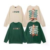 ราคา URTHE - เสื้อสเวตเตอร์ แขนยาว สกรีนลาย รุ่น BOY SCOUT SWEATER (1732168271610677421)