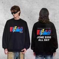 ราคา Sweater เสื้อวงกลม Jone500 เสื้อโจร500 รุ่น Eye To Eyeballพิมพ์ใหม่ผ้าฝ้ายวงกลมเสื้อคลุม Sweatshirt-เสื้อกันหนาวคอกลม (1731762061559433467)