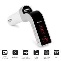 ราคา [ส่งฟรี] 100% อุปกรณ์รับสัญญาณบลูทูธในรถยนต์ CAR G7 for Smart Phone & Tablet ผ่าน Bluetooth FM / Mango Gadget (1732268713765930104)