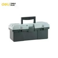 ราคา Deli กล่องเครื่องมือช่าง สองชั้น กล่องเก็บของ ขนาด 12/14/17/18/21 จัดของเป็นระเบียบ แข็งแรง Tool Box ขายดี (1732425750271329577)