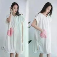 ราคา ✮เสื้อคลุม ผ้าขนหนู เสื้อคลุมอาบน้ำ Cloak Bath Towel Bathrobe ชุดคลุมอาบน้ำ ✅สินค้าพร้อมส่ง♡ (1732134157724977073)