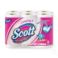 ราคา [COD] Scott pact Towel x 6 Rolls.สก๊อตต์ คอมแพค ทาวเวล กระดาษอเนกประสงค์ แพ็ค 6 ม้วน (1732285562564871355)