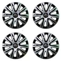 ราคา *โปรโมชั่นสุดคุ้ม* Wheel Cover ฝาครอบกระทะล้อ ขอบ R 15 นิ้ว ลาย ดุม TOYOTA ดุมดำเงิน wc83 (1 ชุด มี 4 ฝา)**ครบจบในร้านเดียว** (1732154000786818165)