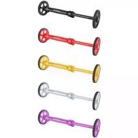 ราคา ก้านต่อล้อ Easy Wheel, จักรยานพับได้, วัสดุอลูมิเนียมและยาง, เหมาะสำหรับ Brompton, 3Sixty, น้ำหนักเบา, แบบพกพา, พร้อมตลับลูกปืนในตัว, ม้วนง่าย (1732204989126116794)