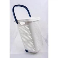 ราคา ตะกร้าผ้าล้อลาก สีน้ำเงิน Hamper with wheel Blue Navy Lift And Go BK-137-4 【sales】 (1731963198543070563)