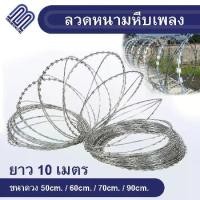 ราคา ลวดหนามหีบเพลง วง 50ซม / 60ซม. ลวดหนามสองคม ลวดหนามใบมีด ลวดหนาม ลวดหนามทางหลวง โรงงาน รั้วลวดหนาม BTO-22 Hot Dipped Galvanized Razor Barbed Wire (1729714947578038456)