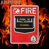 ราคา Ilikestore Pusokei Fire Alarm Pull Station 9-28V DC Manual Multiple Wire System Safeth สินค้าแนะนำ (1732192825608340699)