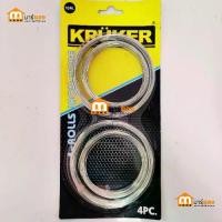 ราคา ชุดลวดเล็ก 4 ม้วน ม้วนละ 10 เมตร KRUKER 4-Rolls Iron Wire รุ่น KK5429 #ร้านมาร์ยอง (1731705071816247166)
