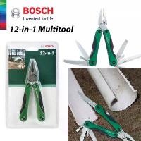 ราคา BOSCH 12 in 1 Multi Plier Stainless Steel Multitool Wire Stripper Crimping tool Knife Cable Cutter (1729777035099080973)