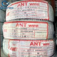 ราคา ANT​ สายไฟอ่อน นำสัญญาณ(DC) หลายขนาด​ 2×0.5 2×1 2×1.5 2​×2.5 ขดละ90เมตรอ่อน​ 2ไส้ฝอย​ สายคู่ สายไฟฝอย speaker wire (1729958902443838361)