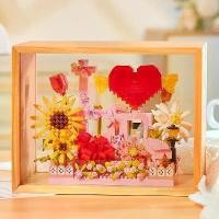 ราคา Love Rose - บล็อกตัวต่อ กรอบรูป เครื่องประดับดอกไม้ ของขวัญ (1729699483971390167)