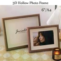 ราคา กรอบรูปไม้, 6 นิ้ว / A4, กรอบกลวง, กรอบ 3 มิติ, กรอบรูป, กรอบรูป, กรอบรูป Mas Kahwin (1732424132250141744)