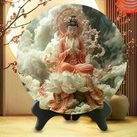 ราคา พระพุทธรูป วันเสาร์ ของแท้ รูปปั้นบรรเทากุ้ยหยิน บ่อโพธิ์ พรให้ครอบครัวและสันติภาพ กรอบรูป เหมาะสำหรับโต๊ะบูชาศาลเจ้าแม่กวนอิม [COD] บูชา เครื่อง แท้ พระ (1731842156701975820)