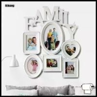 ราคา กรอบรูปครอบครัว, ติดผนัง, ตกแต่งผนัง DIY, กรอบรูป, ชุดของขวัญอาบน้ำเด็ก, กรอบแขวนผนังไม่สม่ำเสมอ, มาใหม่, มี 6 รูปภาพ (1732087835379533098)