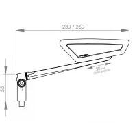 ราคา สำหรับ Honda CB500F CB500Hornet CB750Hornet CB1000Hornet CB400 กระจกมองหลังกระจกมองหลัง Hypernaked กระจก Hypernaked ปรับได้ (1732143350732721141)