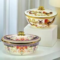 ราคา อ่างล้างหน้าโพนี่ทะเลเคลือบ, ความงามตามธรรมชาติที่เปล่งประกายด้วยดอกไม้และนกหอม, การออกแบบร่วม, ขอบทองเพิ่มความงดงาม, ฝาปิดเคลือบปกป้องความสง่างาม สมเด็จ หลวงพ่อแพ กระจก แต่ง ตัว เก็บ ของ ได้ (1732300