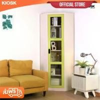 ราคา KIOSK ตู้หนังสือรุ่น MAXBOOK เข้ามุม(6เหลี่ยม)กระจก 89 x 42.5 x 200 cm. **มีใบกำกับภาษี** (1730274053598185928)