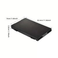 ราคา กระจกแต่งหน้าสำหรับผู้ชายและผู้หญิง สีดำ กระจกตัดผมแบบพับได้ 1 ชิ้น สำหรับตัดผมด้วยตนเอง กระจก 3 ทาง (1731462877860168785)