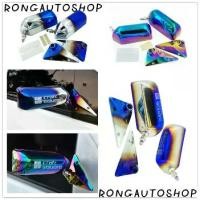 ราคา กระจกมองข้าง กระจก craft square สีไทเท กับ รุ้ง กระจกคราฟสแคว เลนส์ฟ้าตัดแสง (1729750459547683583)