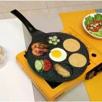 ราคา สินค้าที่ขายดีที่สุดของเดือนนี้ (ลายการ์ตูนหน้ายิ้ม) กระทะทอดไข่ดาว กระทะ 7 หลุม กระทะทำแพนเค้ก กระทะทำไส้แฮมเบอร์เกอร์ กระทะอเนกประสงค์(พร้อมส่งจากไทย) (1732261345180616041)