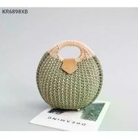 ราคา [COD] กระเป๋าสานญี่ปุ่นและเกาหลีใหม่ กระเป๋าหวาย กระเป๋าถือ (B63) มีให้เลือก 9 สี งานฝีมือประณีต ส่งตรงจากกรุงเทพฯ (1732434873326339388)