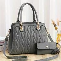 ราคา กระเป๋าถือ Satchel แฟชั่น, ชุด 2 ชิ้น, การออกแบบผ้าควิลท์, กระเป๋าใบใหญ่, กระเป๋าสะพายและกระเป๋าสะพาย PU, อินเทรนด์ (1731188323230059208)