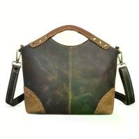 ราคา กระเป๋าถือ Haversack หนังหน้าม้า หนังม้าบ้า กระเป๋าสะพายไหล่หูหิ้วด้านบน สำหรับผู้หญิง 6640 (1731406506131686970)