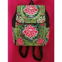 ราคา กระเป๋าเป้ ขนาดจุใจ ผ้าปัก ผ้าใยกัญชง มีซิป กระเป๋าม้ง ทำมือ B010 สินค้าแนะนำ (1732089336472503716)