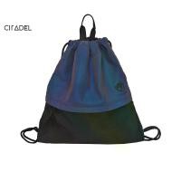ราคา 【เก็บเงินปลายทาง】 Citadel กระเป๋าเป้ สายเชือก กระเป๋าผู้ชาย สีทูโทน สะท้อนแสง ทรงแนวตั้ง มีหูหิ้ว พร้อมส่งจากไทย CI4 (1732128541303408455)