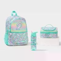 ราคา กระเป๋าเป้ Smiggle ออสเตรเลีย ดั้งเดิมและของแท้ สำหรับนักเรียนชั้นประถมศึกษา น้ำหนักเบา ความจุมาก ลายการ์ตูนยูนิคอร์น ดีไซน์น่ารัก กระเป๋าเป้สะพายหลังไหล่คู่ อุปกรณ์ต่อพ่วงอะนิเมะ (1731869553791764810