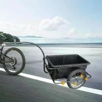 ราคา รถพ่วงสินค้าจักรยาน, การขนส่งอเนกประสงค์แบบพกพา, พร้อมล้อ, สะดวก, ถอดออกได้, กล่อง, รถพ่วงจักรยาน, รถเข็นรถจักรยาน (1732252503933486585)